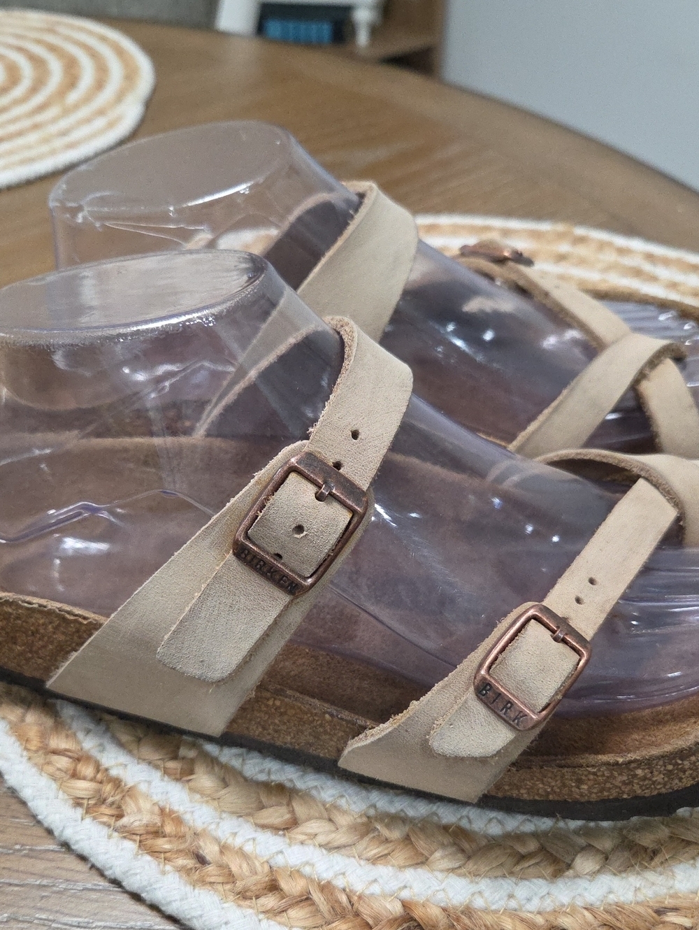 Birkenstock Mayari Thong Sandals In Taupe, Size 40 - Picture 6 of 8